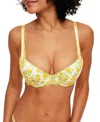 Adore Me Rochelle Push Up Demi Bra In Novelty White