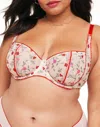 Adore Me Rosa Women's Plus-size Unlined Balconette Bra In Multi