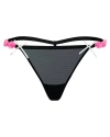 Adore Me Rosamund G-string Panties In Floral Black