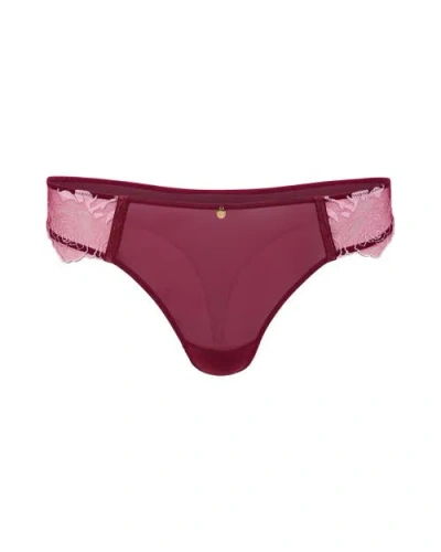 Adore Me Rosita Thong Panties In Dark Purple