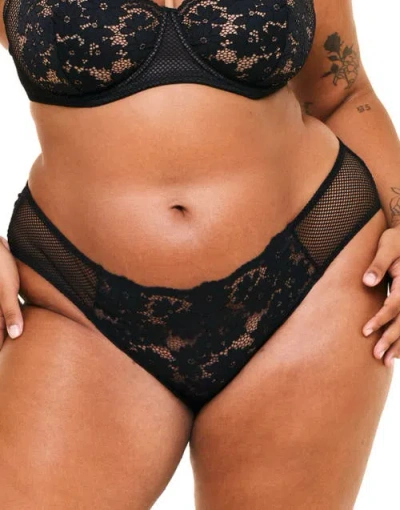 Adore Me Roxanne Hipster Panties In Black