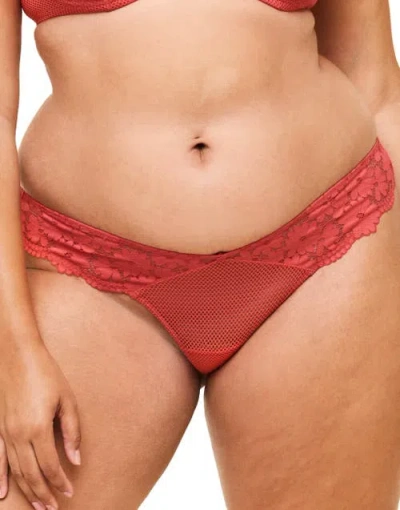 Adore Me Roxanne Tanga Panties In Dark Orange