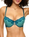 Adore Me Rubie Push Up Demi Bra In Dark Blue