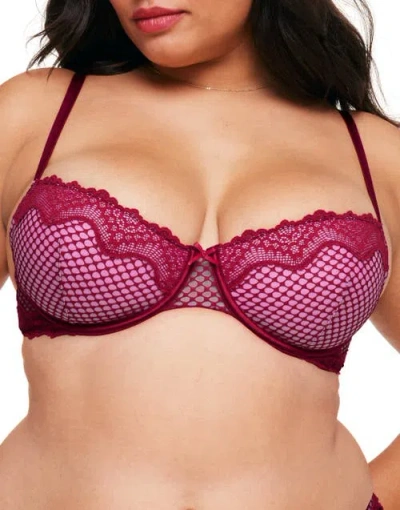 Adore Me Rubie Push Up Demi Bra In Multi