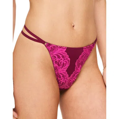 Adore Me Saige Brazilian Panties In Dark Purple