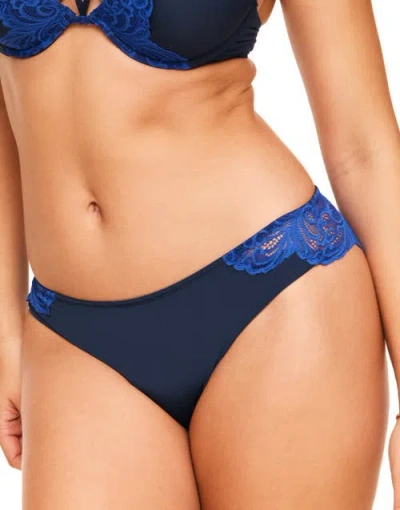 Adore Me Saige Cheeky Panties In Dark Blue