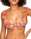 Adore Me Salamanca Women's Swimwear Bra In Floral Pink
