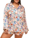 Adore Me Sammi Pajama Set In Floral Beige