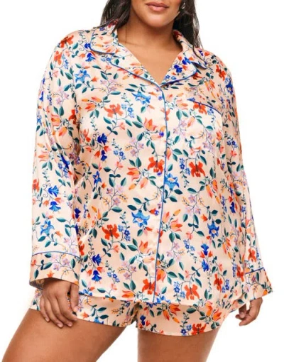 Adore Me Sammi Pajama Set In Floral Beige