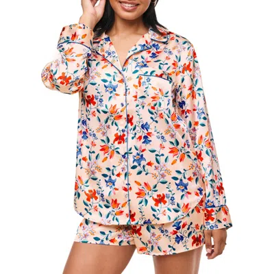 Adore Me Sammi Pajama Set In Floral Beige