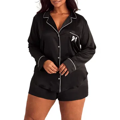 Adore Me Sammie Pajama Set In Black