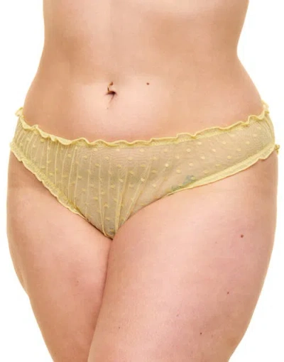 Adore Me Sammy Bikini Panties In Light Yellow