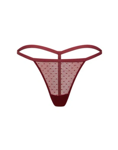 Adore Me Scottie G-string Panties In Brown