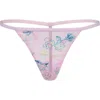 Adore Me Serenity G-string Panties In Floral Pink