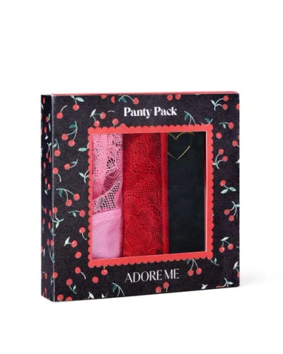 Adore Me Sexy G-string Panties Pack Of 3 In Pink