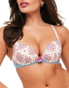 Adore Me Shea Push Up Plunge Bra In Novelty White