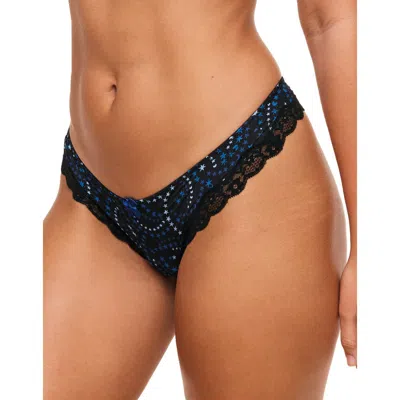 Adore Me Shea Thong Panties In Blue