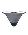 Adore Me Shelly G-string Panties In Black