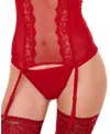 Adore Me Shelly G-string Panties In Dark Red