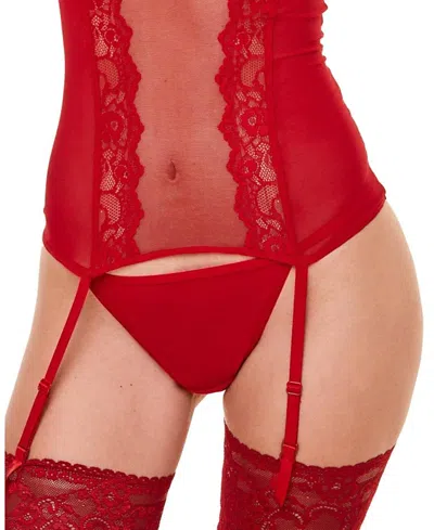 Adore Me Shelly G-string Panties In Dark Red