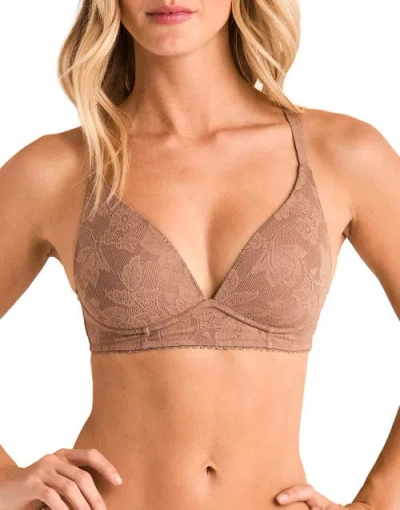 Adore Me Shelsy Contour Plunge Bra In Brown