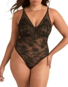 Adore Me Shiba Bodysuit Lingerie In Black