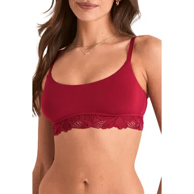 Adore Me Shiloh Contour Bralette Bra In Red