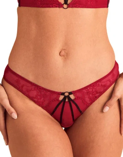 Adore Me Skarlett Brazilian Panties In Red