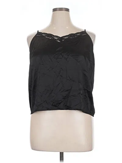 Pre-owned Adore Me Sleeveless Blouse In Black