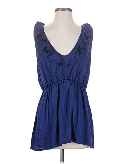 Pre-owned Adore Me Sleeveless Blouse In Blue
