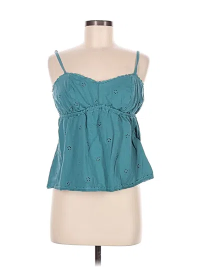 Pre-owned Adore Me Sleeveless Blouse In Teal
