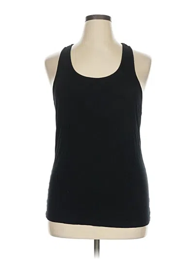 Pre-owned Adore Me Sleeveless Top Black Halter Neckline Tops