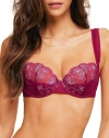 Shop Adore Me Sofia Contour Demi Bra In Dark Red