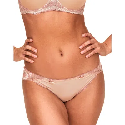 Adore Me Sonjia Cheeky Panties In Medium Beige