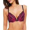 Adore Me Suki Push Up Plunge Bra In Black