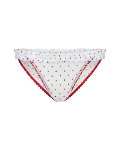 Adore Me Susie Bikini Panties In Heart White