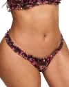 Adore Me Susie Thong Panties In Floral Black
