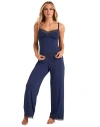 Adore Me Suzanna Pajama Cami And Pants Set In Blue