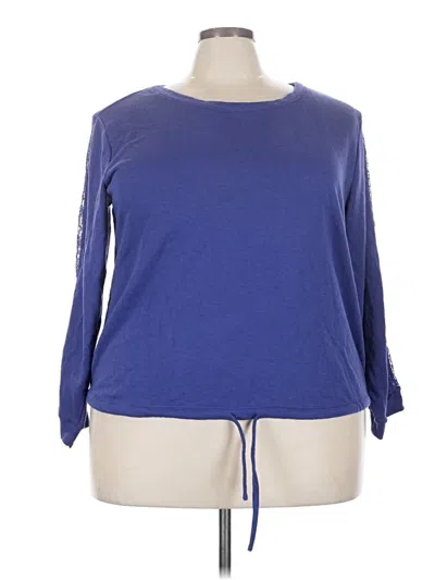 Pre-owned Adore Me Sweatshirt In Blue