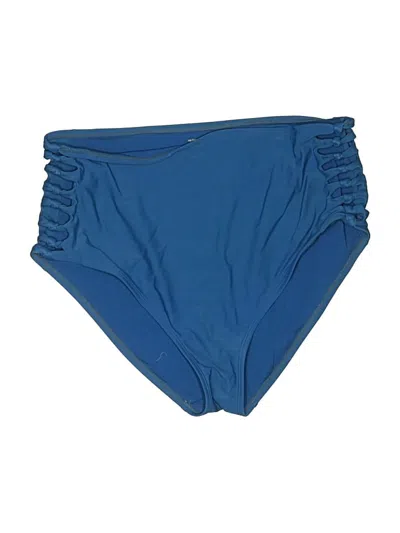 Pre-owned Adore Me Swimsuit Bottoms In Blue
