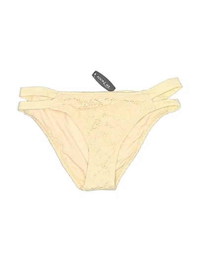 Pre-owned Adore Me Swimsuit Bottoms In Gold