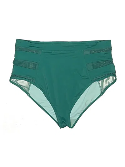Pre-owned Adore Me Swimsuit Bottoms In Teal