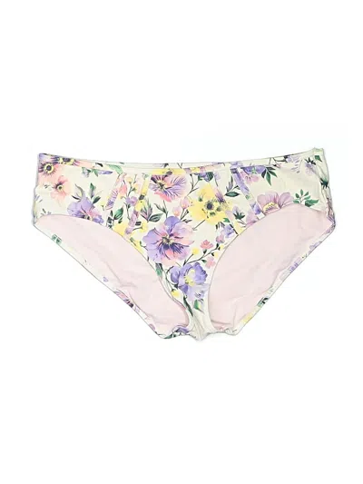 Pre-owned Adore Me Swimsuit Bottoms In White