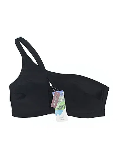 Adore Me Swimsuit Top Black Graphic Pattern Swimwear