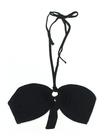 Pre-owned Adore Me Swimsuit Top Black Swimwear