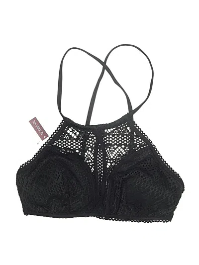 Pre-owned Adore Me Swimsuit Top Black Swimwear