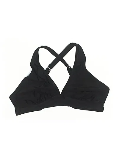 Pre-owned Adore Me Swimsuit Top Black Swimwear