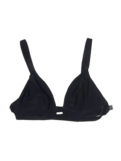 Pre-owned Adore Me Swimsuit Top Black Swimwear
