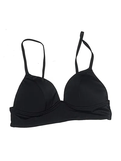 Pre-owned Adore Me Swimsuit Top Black Swimwear