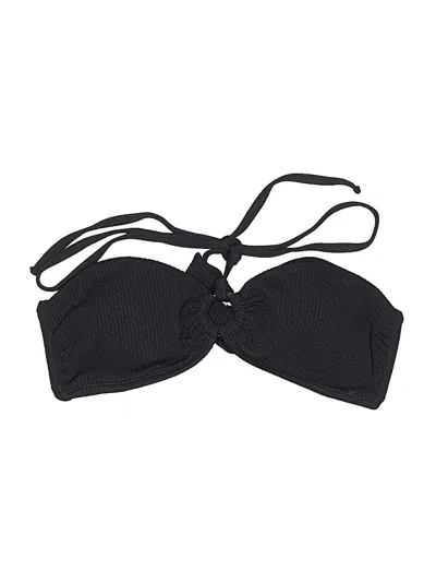 Pre-owned Adore Me Swimsuit Top Blue Swimwear